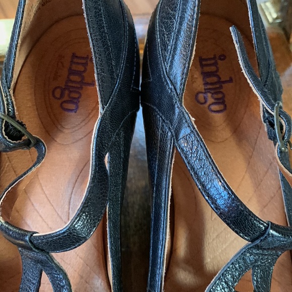 1940s Leather Reproduction Heels by Clarks Indigo US7.5 - Picture 5 of 5